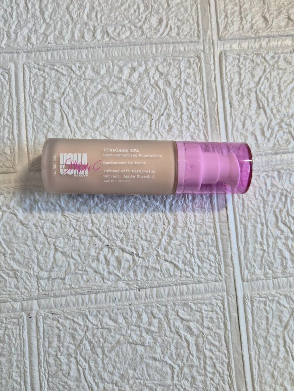 Uoma Sharon C Flawless IRL Skin Perfecting Foundation White Pearl Buildablebase
